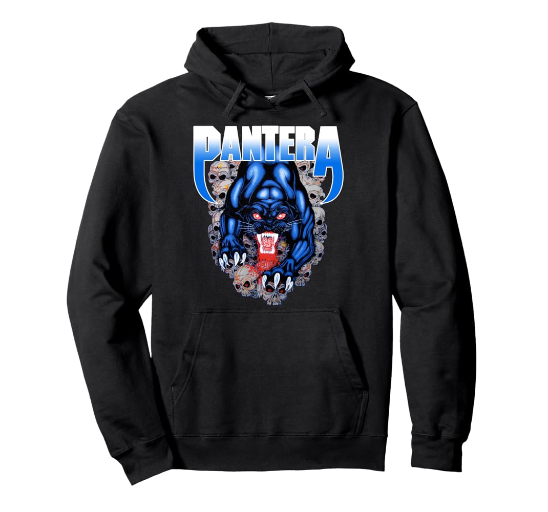 Amazon.com: Pantera Official Black Panther Pullover Hoodie